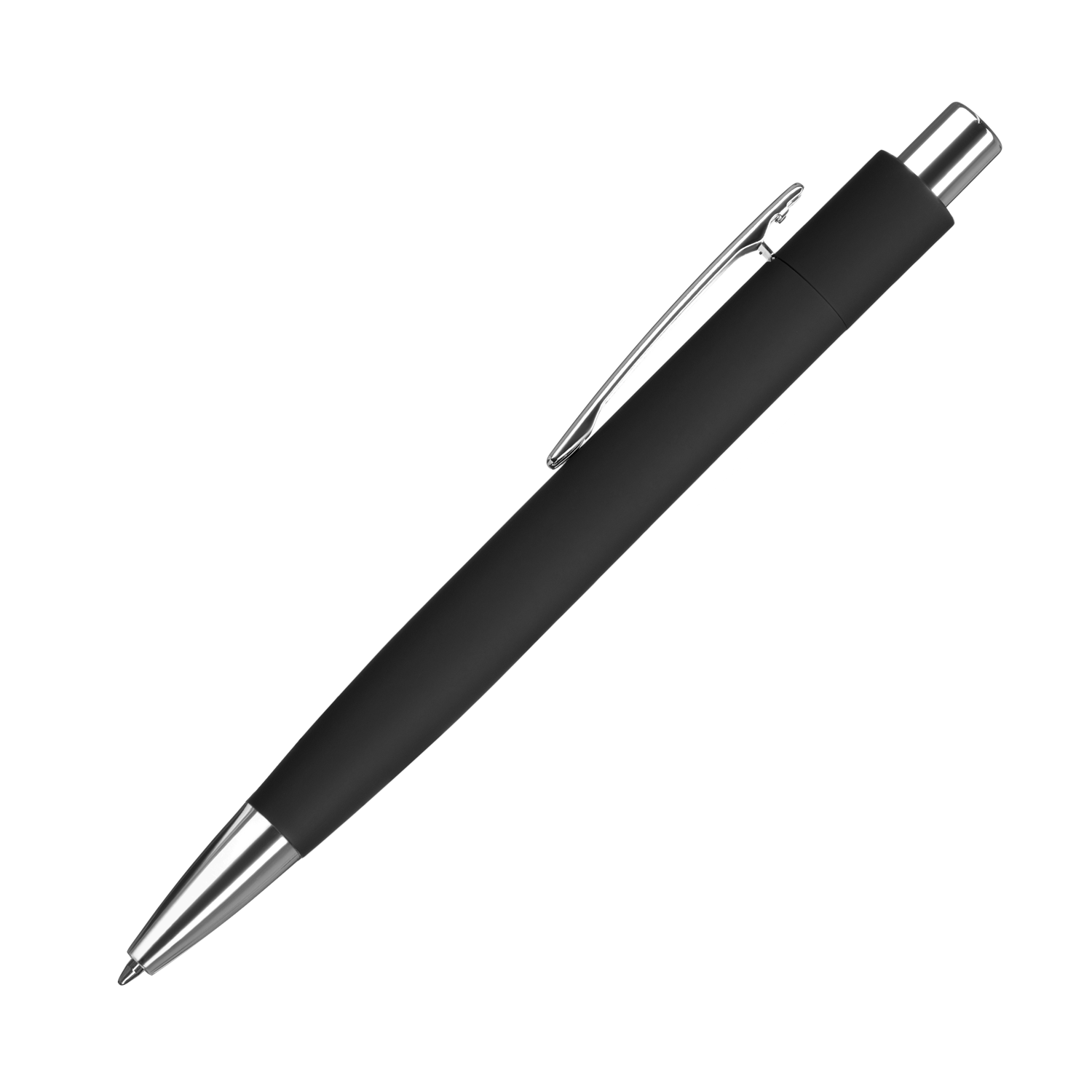 Шариковая ручка Смарт (Smart) с чипом передачи информации NFC, черная