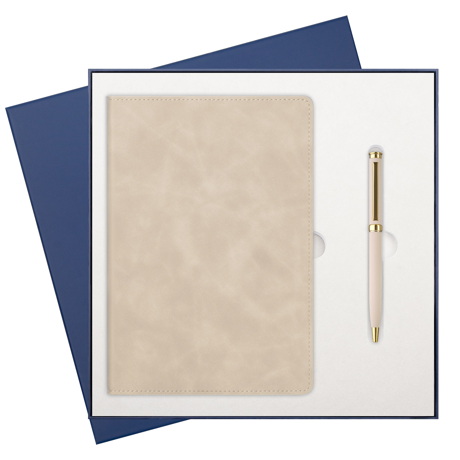 Подарочный набор Верона (Verona), бежевый (ежедневник, ручка)