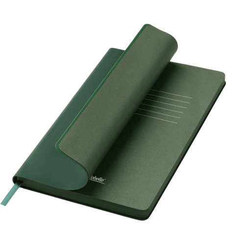 Ежедневник Латте софт-тач (Latte soft touch) недатированный, зеленый
