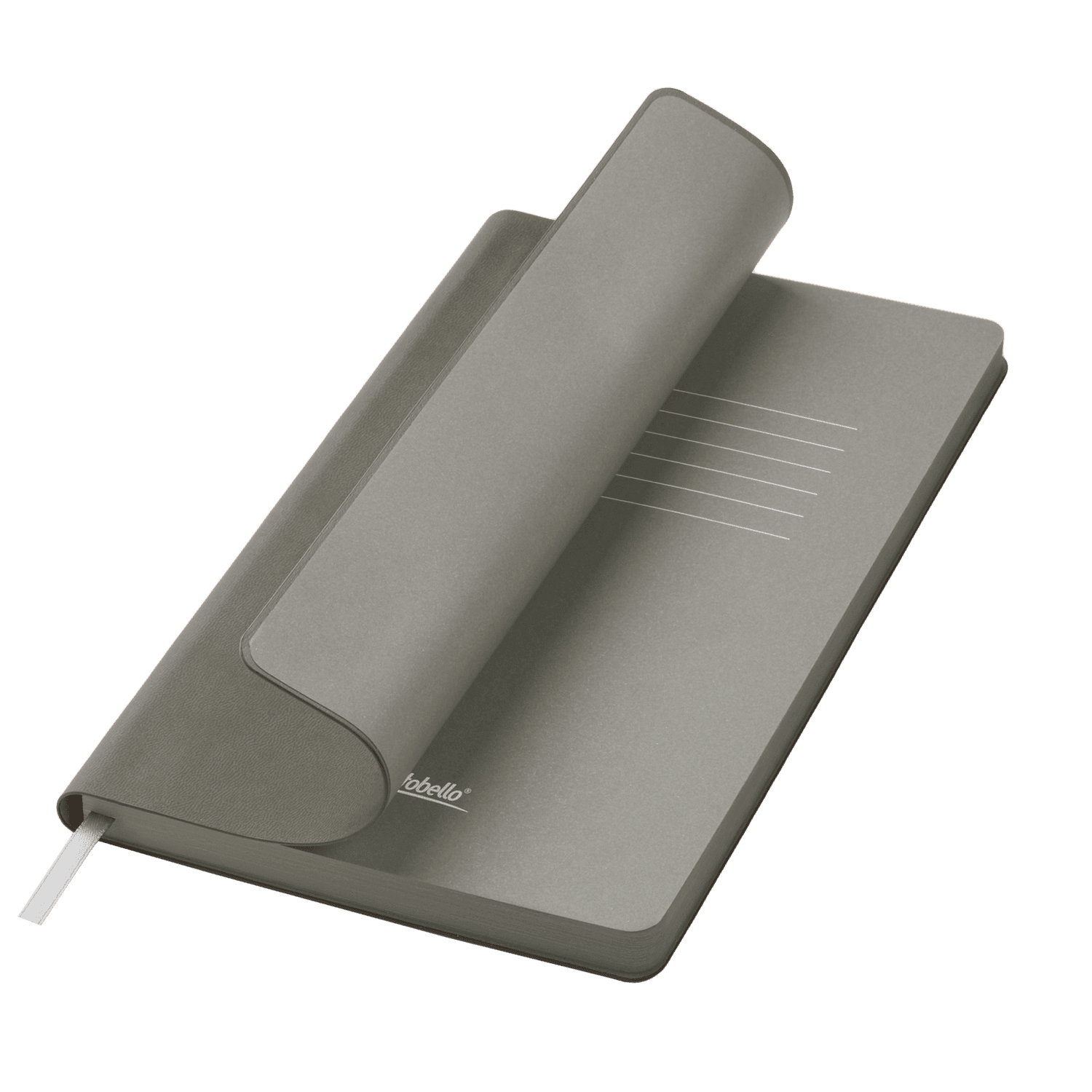 Ежедневник Латте софт-тач (Latte soft touch) недатированный, серый