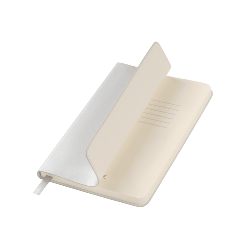 Ежедневник Спарк мини (Spark mini) A6 недатированный, серебряный