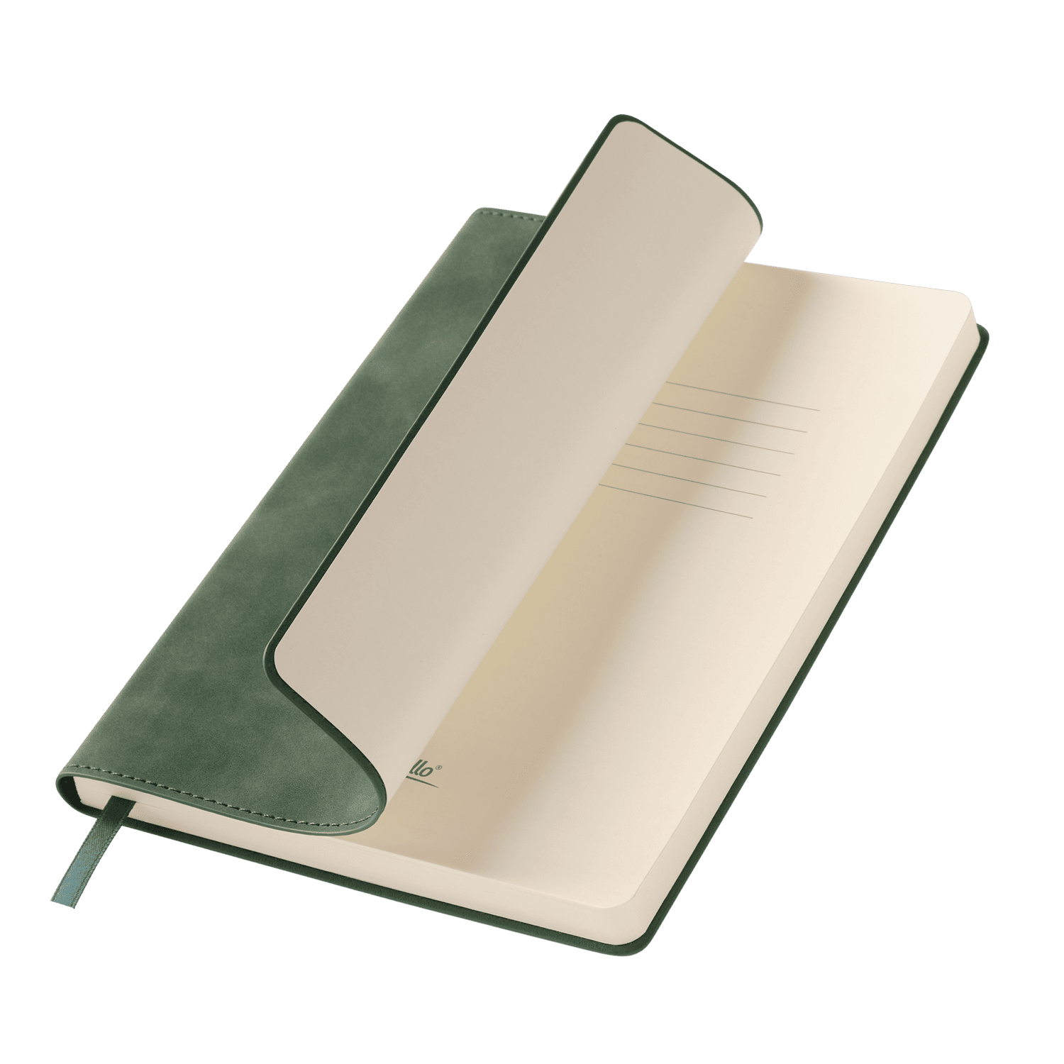 Ежедневник Верона (Verona) недатированный, зеленый