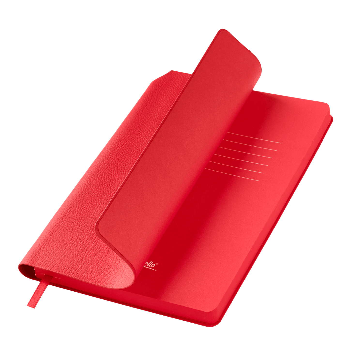 Ежедневник Молто (Molto) недатированный, красный