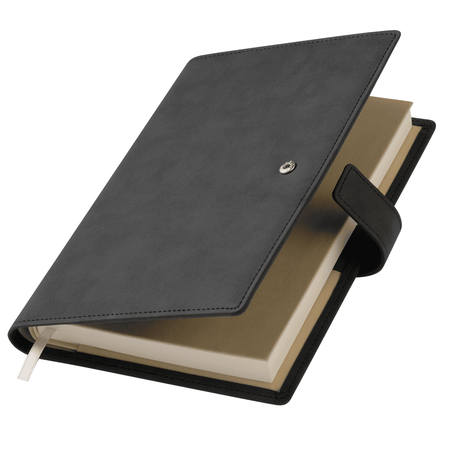 Ежедневник-портфолио Роял (Royal NEO) недатированный в подарочной коробке, черный