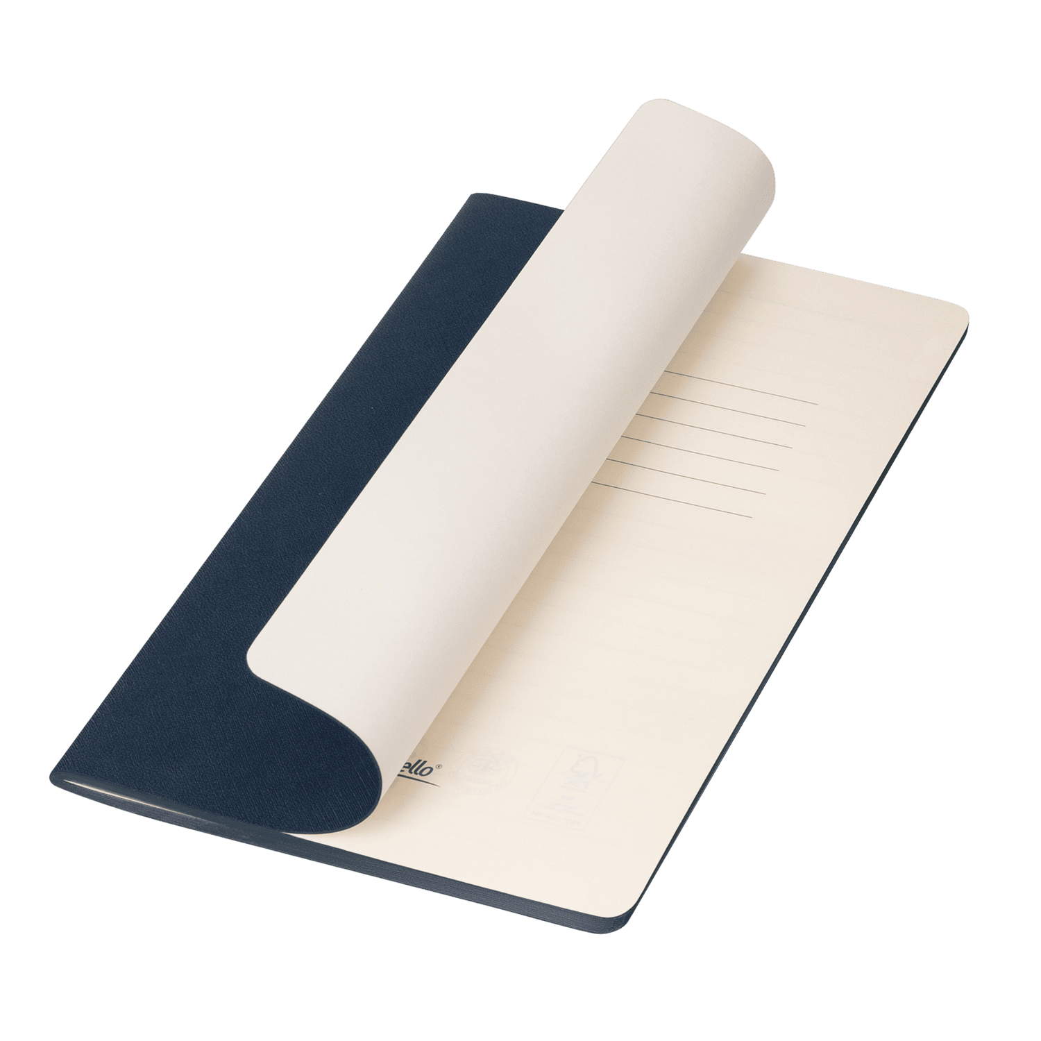 Блокнот Корса слим (Corsa slim), синий