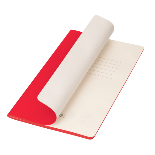 Блокнот Корса слим (Corsa slim), красный