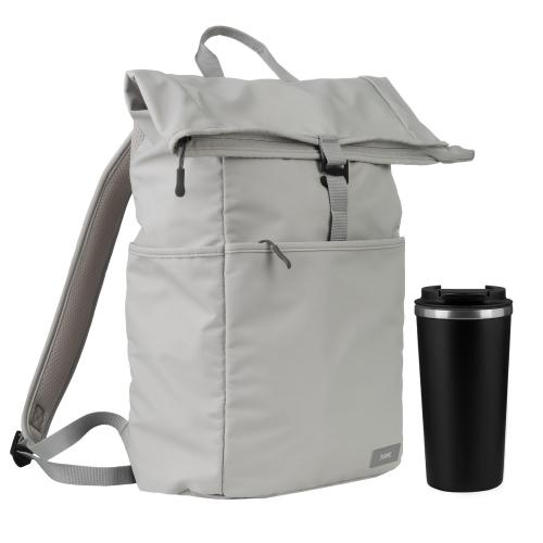 Подарочный набор Палермо (Palermo), Бостон (Boston), серый/черный (рюкзак, термокружка)