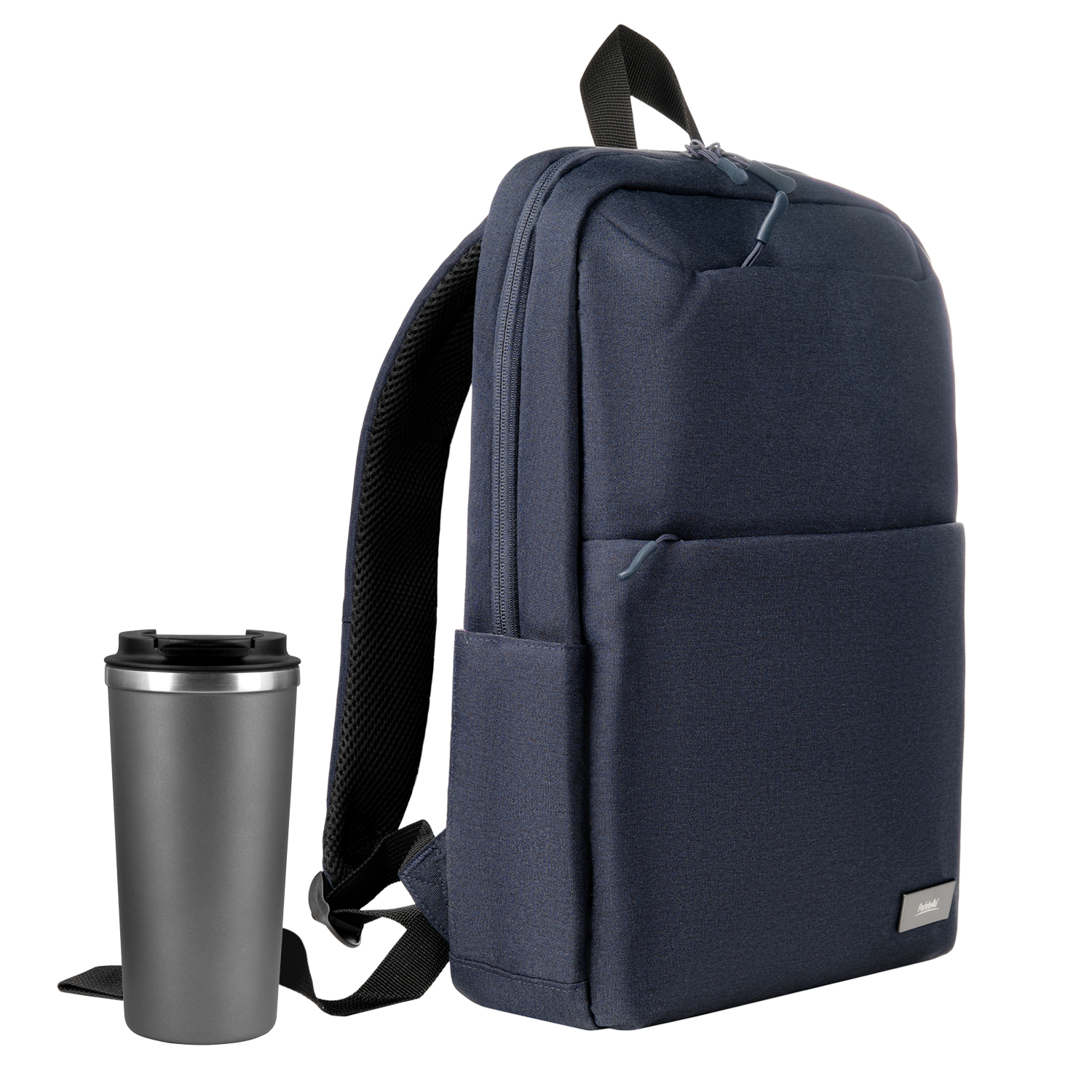 Подарочный набор Палермо (Palermo), Форст (Forst), синий/серый (рюкзак, термокружка)