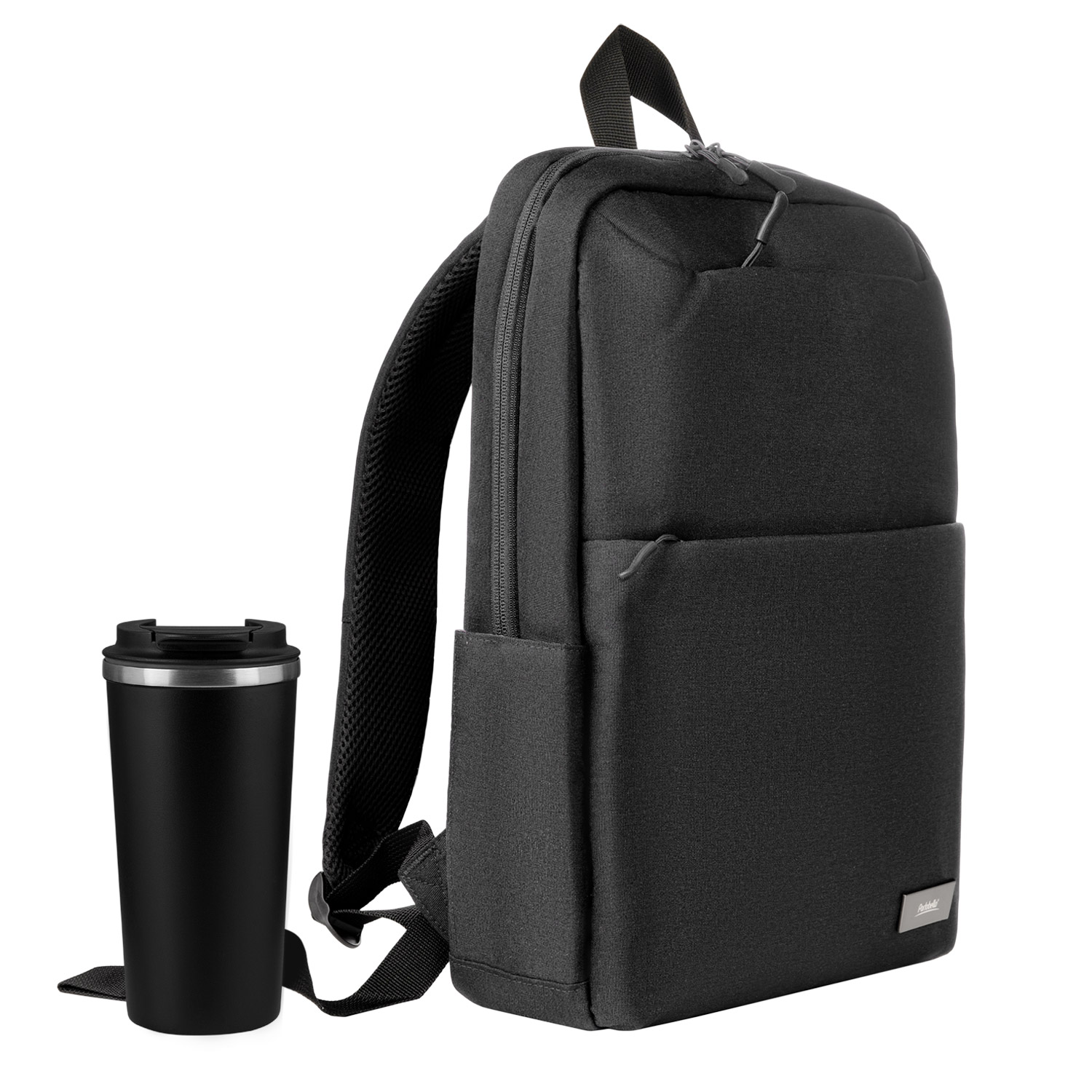 Подарочный набор Палермо (Palermo), Форст (Forst), черный (рюкзак, термокружка)