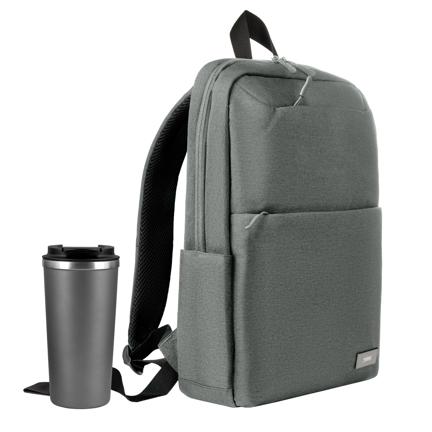 Подарочный набор Палермо (Palermo), Форст (Forst), серый (рюкзак, термокружка)