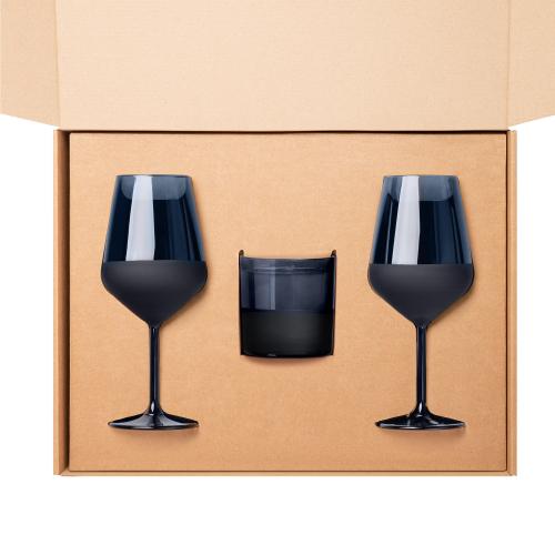 Подарочный набор свеча + 2 бокала для вина; - купить необычные подарки в Воронеже