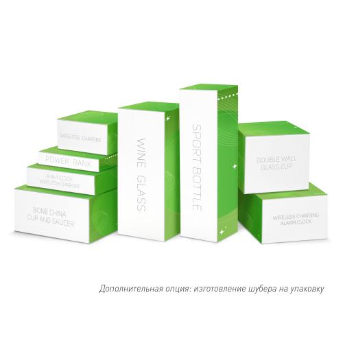 Подарочный набор свеча + 2 бокала для вина Emerald; - купить именные сувениры в Воронеже