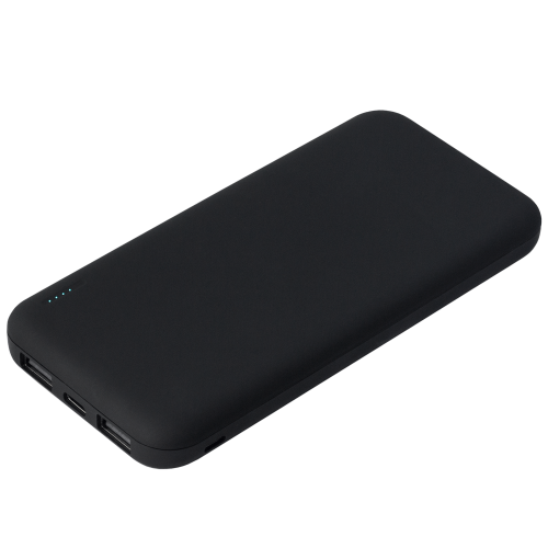 Внешний аккумулятор с подсветкой Люче (Luce) 10000 mAh, черный