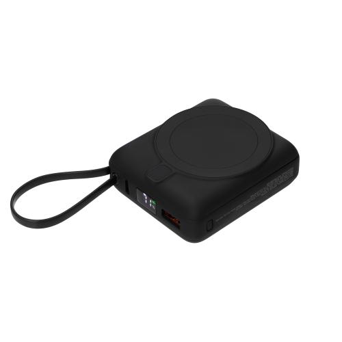 Внешний аккумулятор с подсветкой Ritter PD 10000mAh с функцией беспроводной зарядки 15W; - купить бизнесс-сувениры в Воронеже