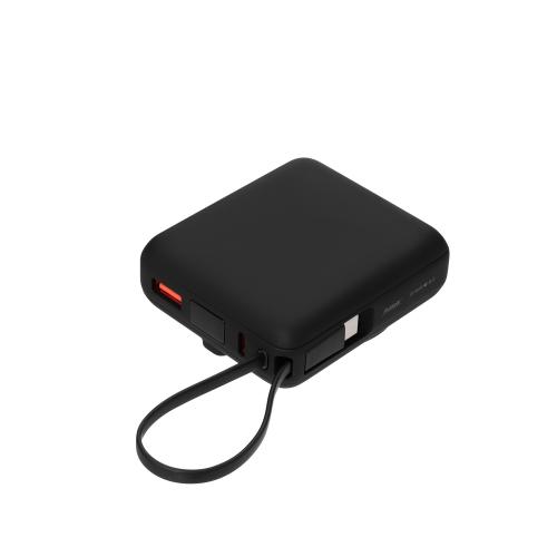 Внешний аккумулятор с подсветкой Ritter PD 10000mAh с функцией беспроводной зарядки 15W; - купить необычные подарки в Воронеже