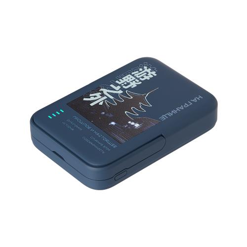 Внешний аккумулятор Юнион PD (Union PD) 10000mAh с функцией беспроводной зарядки 15W, синий Китай