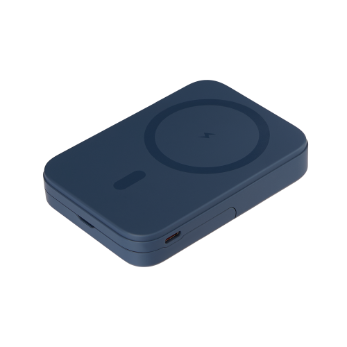 Внешний аккумулятор Union PD 10000mAh с функцией беспроводной зарядки 15W, синий