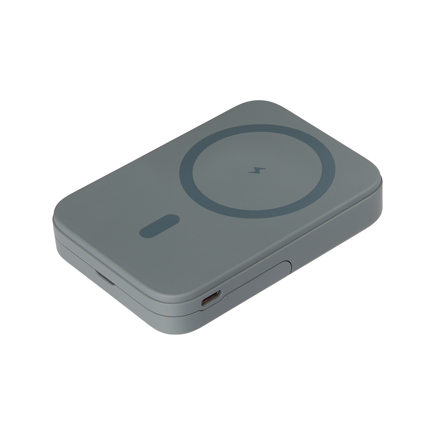 Внешний аккумулятор Union PD 10000mAh с функцией беспроводной зарядки 15W, серый