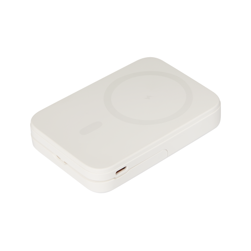 Внешний аккумулятор Union PD 10000mAh с функцией беспроводной зарядки 15W, белый