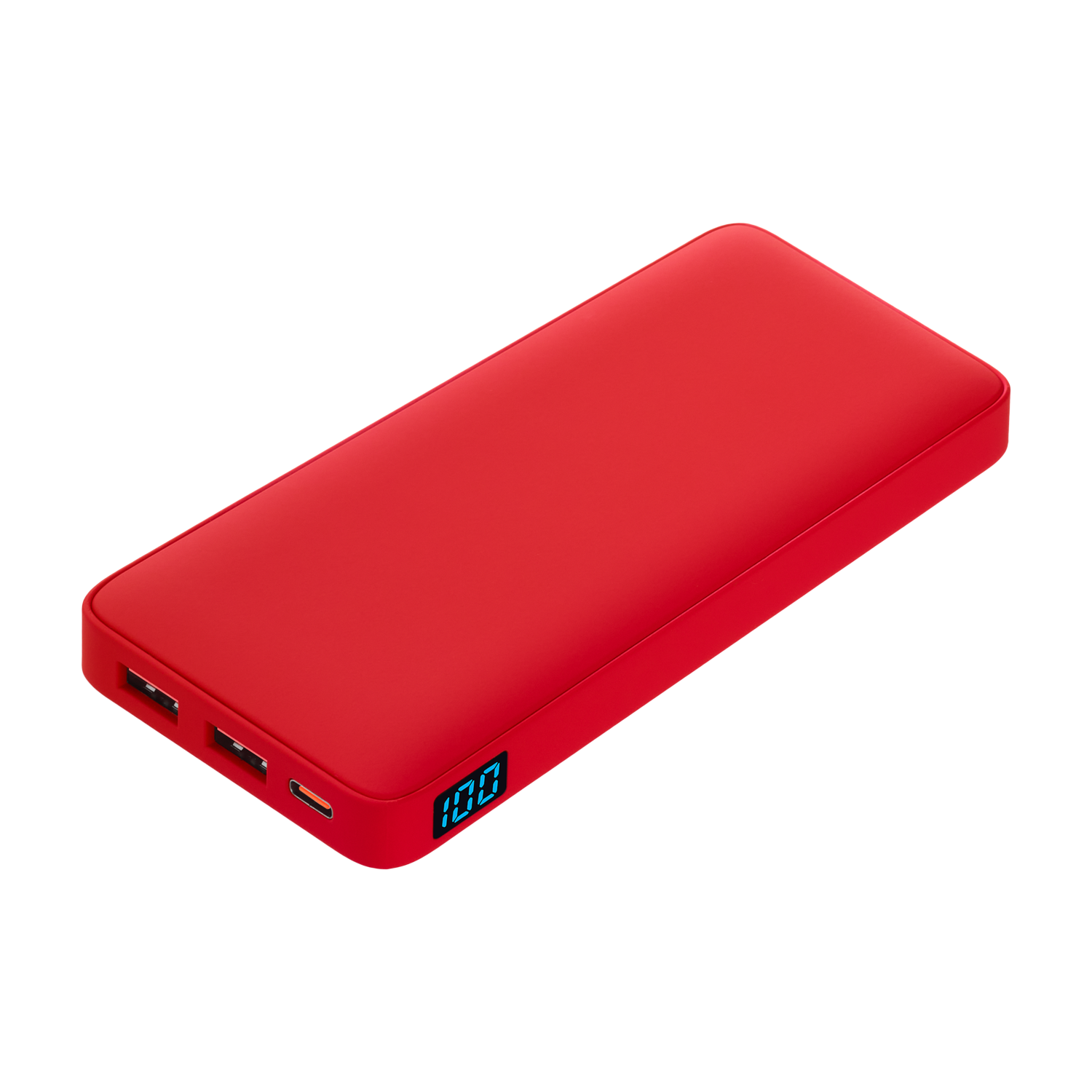 Внешний аккумулятор с подсветкой Анкор Плюс PD (Ancor PD Plus) 10000 mAh, красный