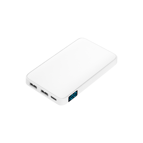 Внешний аккумулятор с подсветкой Анкор (Ancor) 5000 mAh, белый