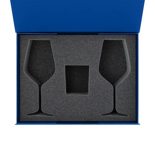 Ложемент под свечу Энигма (Enigma) + 2 бокала для вина в среднюю коробку-трансформер ; - купить именные сувениры в Воронеже