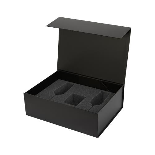 Ложемент под свечу Энигма (Enigma) + 2 бокала для шампанского в среднюю коробку-трансформер ; - купить необычные подарки в Воронеже