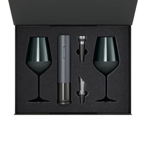 Ложемент под 2 бокала для вина + набор для вина Сакраменто (Sacramento) в большую коробку-трансформер ; - купить необычные сувениры в Воронеже