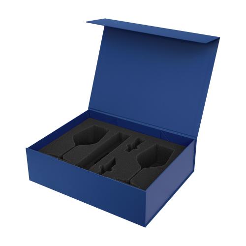 Ложемент под 2 бокала для вина + набор для вина Сакраменто (Sacramento) в большую коробку-трансформер ; - купить подарки с логотипом в Воронеже