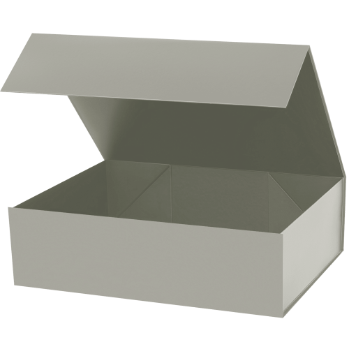 Подарочная коробка-трансформер большая, серая