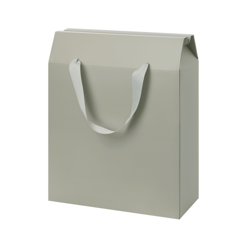 Подарочная коробка-пакет универсальная большая, серая