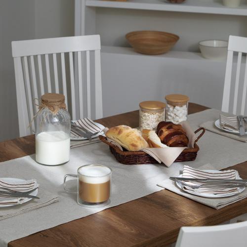 Кружка стеклянная с двойными стенками Luna; - купить подарки с логотипом в Воронеже