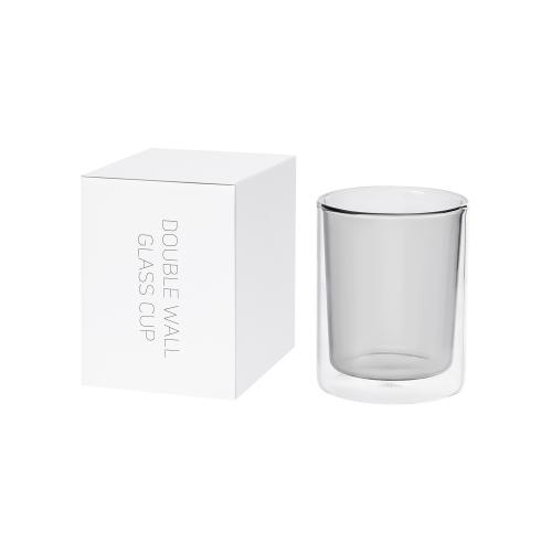 Стакан стеклянный с двойными стенками Marlo; - купить подарки с логотипом в Воронеже