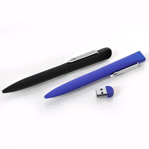 IQ, ручка с флешкой, 8 GB, металл; - купить необычные сувениры в Воронеже