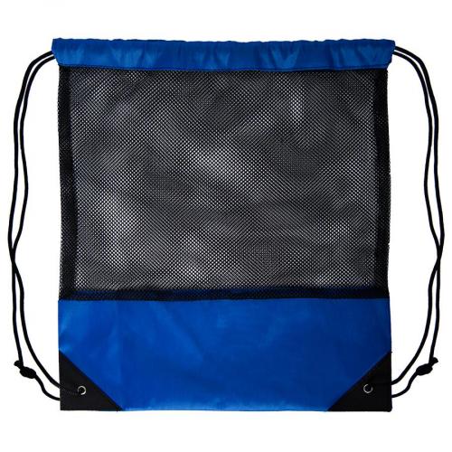 Рюкзак мешок с укреплёнными уголками Mesh, красный, 35*41 см; - купить подарки с логотипом в Воронеже