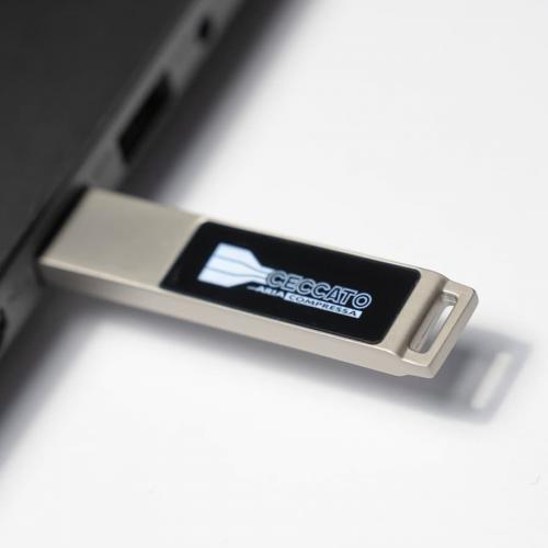 USB flash-карта LED с белой подсветкой ; - купить необычные сувениры в Воронеже