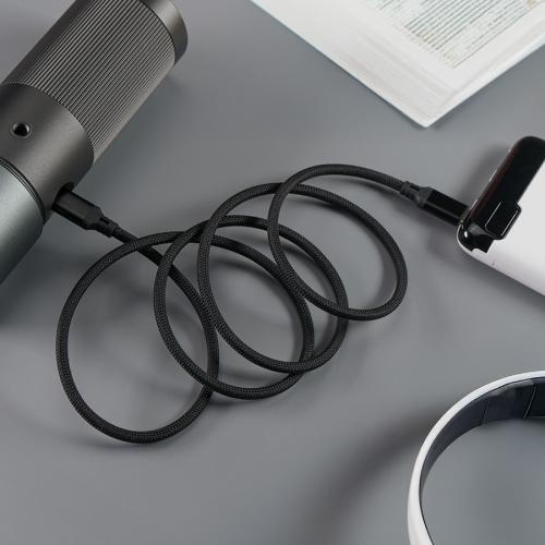 Кабель COIL магнитный для зарядки и передачи данных, 100Вт, 480Мб/с, нейлоновая оплетка; - купить подарки с логотипом в Воронеже