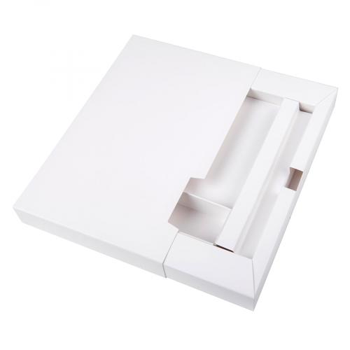Коробка  POWER BOX mini,  белая, 13,2х21,1х2; - купить подарки с логотипом в Воронеже