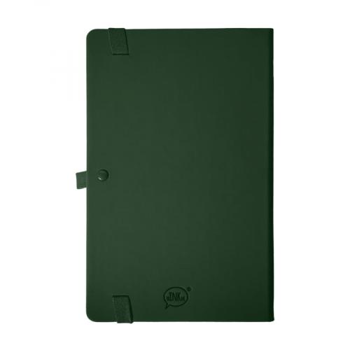 Бизнес-блокнот GLORI, A5, темно-зеленый, твердая обложка; - купить необычные сувениры в Воронеже