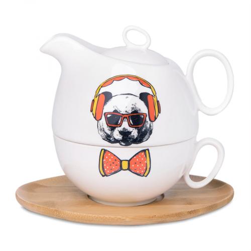 Чайник с кружкой на подставке  