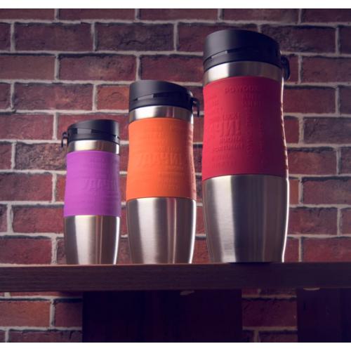 Термокружка вакуумная УДАЧА SILVER; - купить именные сувениры в Воронеже