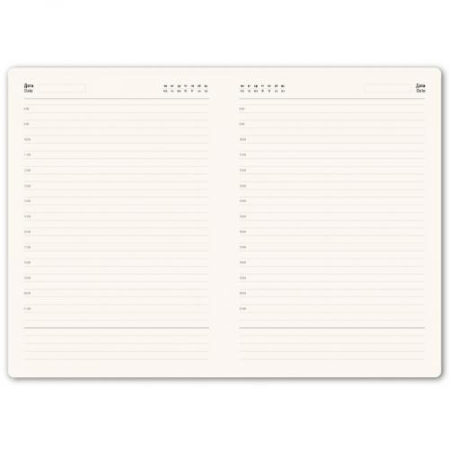 Ежедневник недатированный Solas, формат А5, с магнитом, зеленый; - купить подарки с логотипом в Воронеже