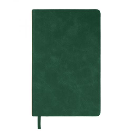 Ежедневник недатированный Muse, зеленый, А5, с декоративной коричневой полосой; - купить необычные сувениры в Воронеже