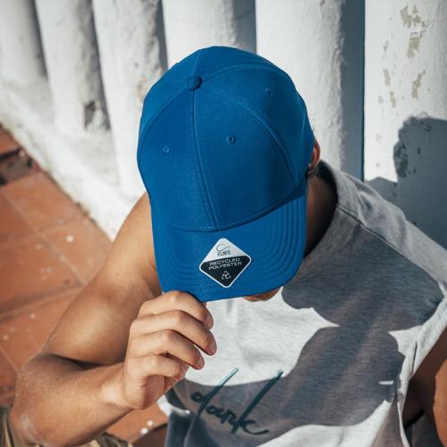 Бейсболка SAND 230 из переработанного полиэстера, 6 клиньев; - купить подарки с логотипом в Воронеже