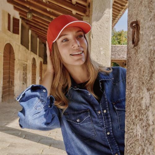 Бейсболка LIBERTY SANDWICH-S 270, 6 клиньев; - купить именные сувениры в Воронеже