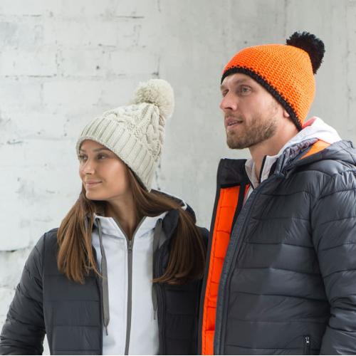 Шапка VOGUE,  белый, верх: 100% акрил; - купить именные сувениры в Воронеже