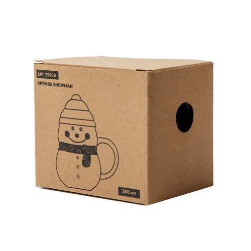 Кружка SNOWMAN с крышкой; - купить подарки с логотипом в Воронеже