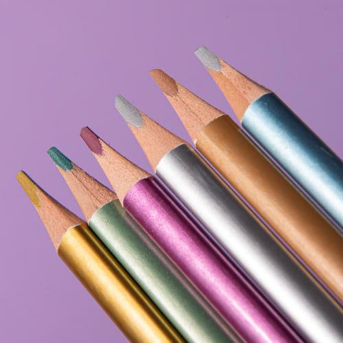 Цветные карандаши METALLIC; - купить необычные подарки в Воронеже