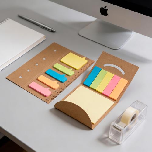 Набор закладок с клеевым краем STICKY; - купить подарки с логотипом в Воронеже