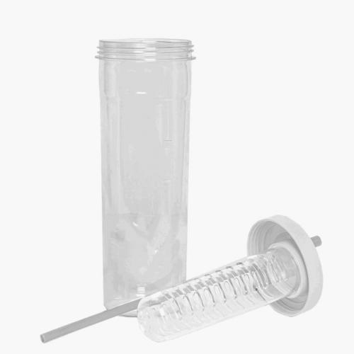 Бутылка для воды LONG DRINK с контейнером для фруктов и трубочкой; - купить необычные сувениры в Воронеже